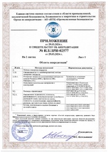 Свидетельство об аккредитации ЛРИ №02577 ООО Импульс 2